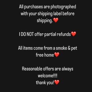 Please READ all ❤️😊